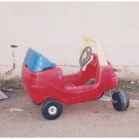 Red toy car