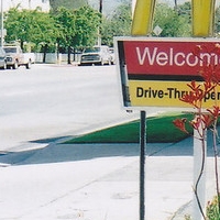 Welcome drive-through sign